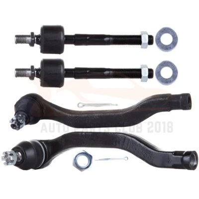 1995-1997 For Honda Accord & Odyssey 4pcs Front Inner Outer Tie Rod End Links Foto 1 de 4