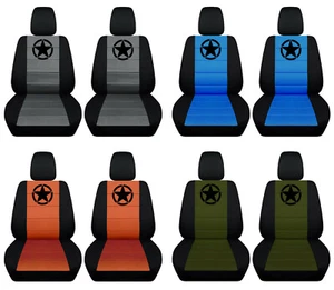 Fundas de asiento de coche delanteras hechas a medida con estrella del ejército para Jeep Grand Cherokee 2011-2020 - Imagen 1 de 33