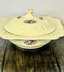 Crown Ducal, England, Antique, Serving Bowl, Covered, With Lid - Picture 1 of 10
