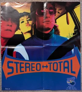 STEREO TOTAL selbstbetiteltes PROMO POSTER 1998 Bobsled Records - Bild 1 von 4