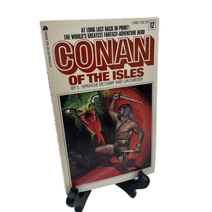 Conan of The Isles L. Sprague De Camp & Lin Carter Vintage #12 Barbarian - Picture 1 of 5