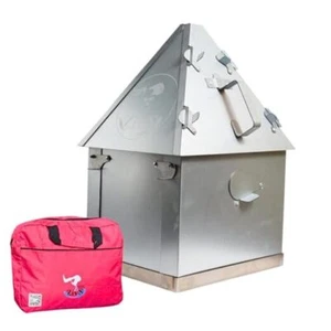 Foldable & Portable Vertical Pellet Smoker - 19.7” Meat Smoker for BBQ Grill, - Picture 1 of 7