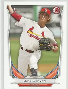 Luke Weaver St. Louis Cardinals 2014 Bowman Draft Karte - Bild 1 von 2