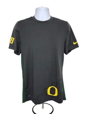 Oregon DUCKS Soccer TEAM ISSUED Nike PRACTICE Tee SHIRT   #28     Men's  S - Image 1 of 3