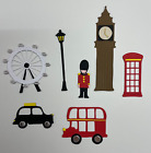 Iconic London Landmarks Die Cut Sets. Card Toppers