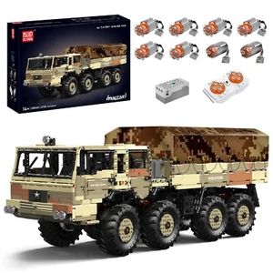 Mould King 20040 Voiture Militaire Camion Technique Télécommandée Borniers - Photo 1/8