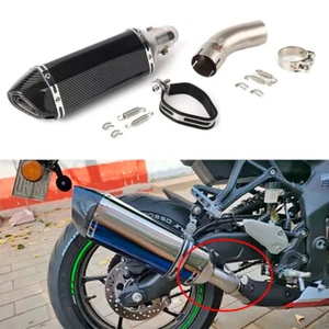 For Kawasaki Ninja ZX25R ZX-25R 20-24 Motorcycle Exhaust Muffler Mid Link Pipe - Picture 1 of 12