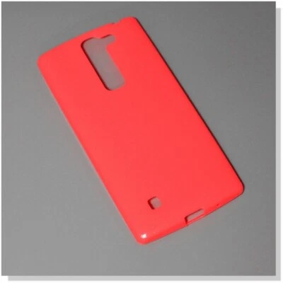 Custodia Silicone Back Case Fluo Cover Gel Glitter Lg G4 C Magna Rossa Red - Immagine 1 di 4