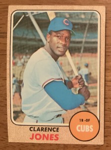 1968 Topps #506 Clarence Jones - Cubs  - Sharp High Number 