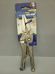 Vise-Grip 9LN Long Nose Plier Irwin IRHT82582 9" 225mm Blue Yellow Grip - Picture 1 of 17