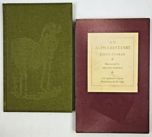 An Alphabestiary by John Ciardi Illustrated Adult Humor Alphabet Book Slip Case - Picture 1 of 9
