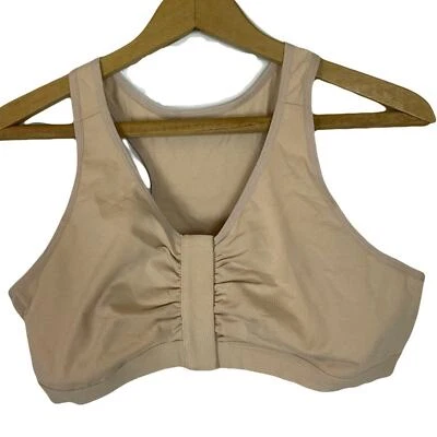 Classique Front Closure Wide Strap Fashion Bra Sz XL - Image 1 of 4