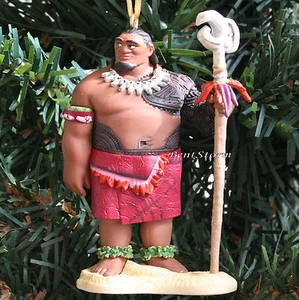 Película Disney Moana 2016 personalizada ISLAND CHIEF DUI con adorno de Navidad de PVC - Imagen 1 de 3