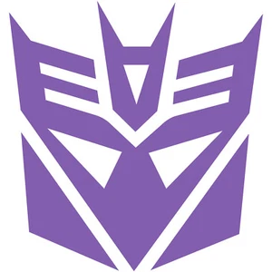 Transformers Decepticon Decepticons Logo 3" Decal Sticker Car Window Laptop 2x - Picture 1 of 9
