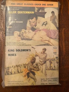 H. Rider Haggard Allan Quatermain/King Solomon's Mines Royal Giant Paperback1953 - Picture 1 of 4