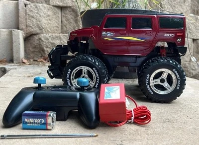 NIKKO Red Hummer H2 RC Truck +Remote And Original Batteries Untested 1:14 Scale - Image 1 of 4