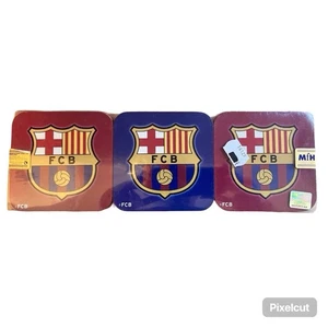 FC Barcelona FCB Official Licensed Cup Coasters (6 Set) New Sealed EU Football - Bild 1 von 5