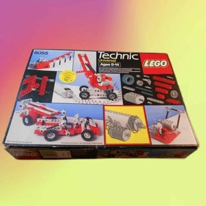 Vintage 1986 LEGO Technic Universal 8055 Building Set w/Motor 90% Complete Works - Picture 1 of 11