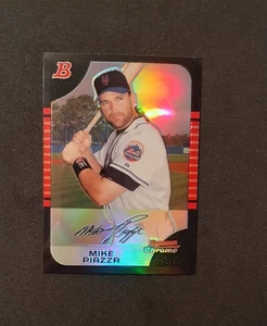 Bowman Chrome Refractor Mike Piazza #45 2005 - Imagen 1 de 2
