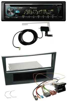 Pioneer MP3 AUX CD USB DAB Autoradio für Opel Corsa D ab 2005 Stealth Schwarz - Bild 1 von 4