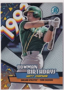 2018 BOWMAN CHROME MATT CHAPMAN SAN FRANCISCO GIANTS BASEBALL ATHLETICS #3371 - Picture 1 of 1