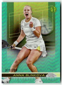 Topps Chrome 2024 Tennis No. 143 Anna Blinkova Aqua Refractor 372/399 - Bild 1 von 2