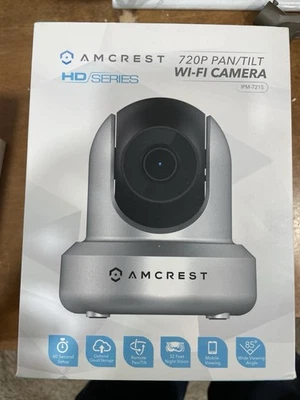 Set Of 2 Amcrest IPM-721 Indoor Pan/Tilt 720p WiFi IP Security Cameras - Image 1 of 2