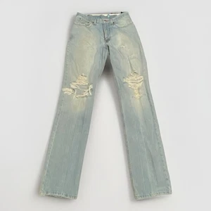 Jeans uomo Cinch 32x38 sminuzzato effetto invecchiato lavaggio leggero denim cowboy biker grunge - Foto 1 di 24