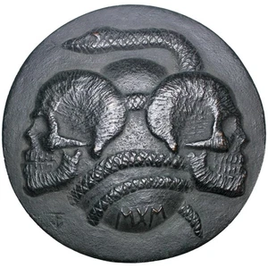 PAÍSES BAJOS "Looking at Time 2" 1990 medalla de bronce fundido / #1 de solo 5 hechos! - Imagen 1 de 3