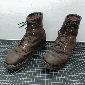 Stivali da lavoro stringati Red Wing 1210 uomo US 9 pelle marrone - Foto 1 di 19
