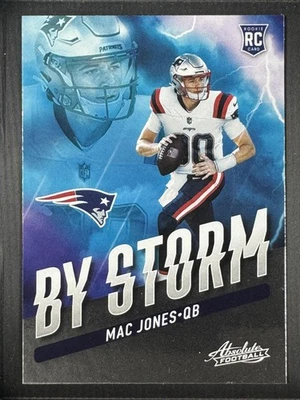 2021 Panini Absolute By Storm #BST-9 Mac Jones New England Patriots - Image 1 of 2