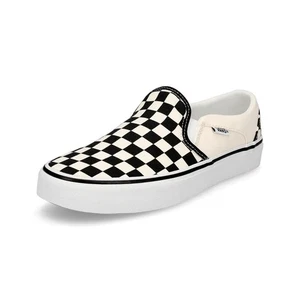 VANS Asher Checkerboard Slip-On Sneaker Größe 40 WM Weiss/Schwarz NEU OVP - Bild 1 von 2