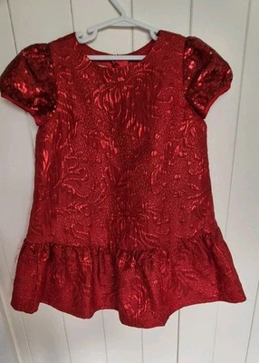 Vestido monzón rojo talla 3 para niñas Foto 1 de 2