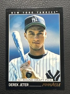 Pinnacle 1993 - primera ronda selección de draft Derek Jeter #457 (RC) - Imagen 1 de 2