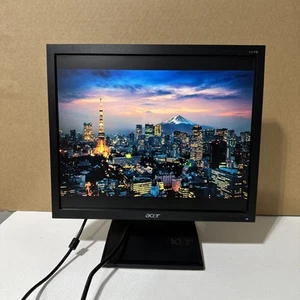 Acer 17" LCD VGA Monitor v173 1280x1024 Resolution 4:3 w/ Stand - Picture 1 of 17