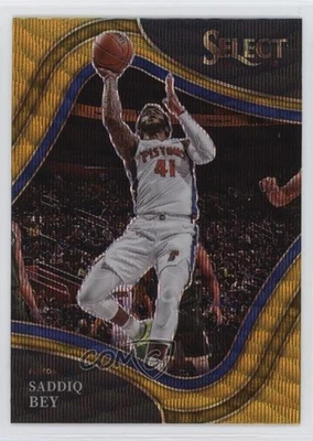 2021-22 Panini Select Courtside Gold Wave Prizm Saddiq Bey #213 - Image 1 of 2