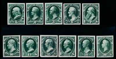 UNITED STATES (US) O57-67P3 STATE DEPT. VF INDIA PROOF SET - Image 1 of 2
