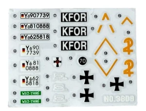Henglong RC Tank 1/24 Sticker German Leopard A5 Airsoft Battle Panzer 3809 Part - Picture 1 of 2