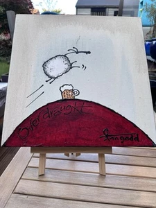 Ann Gadd Artwork Titled Over Draught Framed Box Canvas - Picture 1 of 5