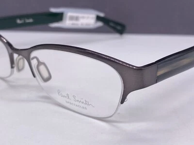 Monturas de gafas Paul Smith mujer gris cuadrado Burnett Japón medio borde precio original: 271 € Foto 1 de 4