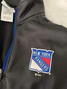 New York Rangers NHL grey  long sleeve shirt sweatshirt men's adult Small NEW - Picture 1 of 2
