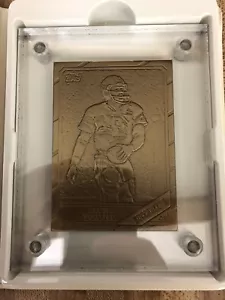 1986 HIGHLAND MINT BRONZE STEVE YOUNG TOPPS ROOKIE CARD W/COA - Picture 1 of 2
