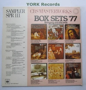 SPR 111 - CBS BOX SET SAMPLER 1977 - Various - Excellent Condition LP Record - Picture 1 of 1