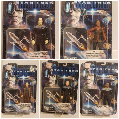 1996 Playmates Star Trek First Contact  6" Action Figure "YOU PICK" NEW!!! Cover