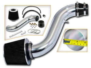 KIT ADMISIÓN AIRE DEPORTIVO + FILTRO SECO NEGRO PARA 90-93 HONDA ACCORD 2.2L L4 DX LX EX - Imagen 1 de 1