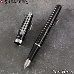 Sheaffer Prelude Black Lacquer Fountain Pen Medium 9164-0 - Picture 1 of 6
