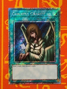 YUGIOH GRACEFUL CHARITY PLATINUM SECRET RARO CASI NUEVO RA03-EN116 - Imagen 1 de 2