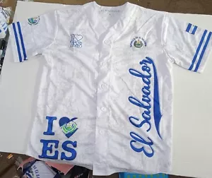 Camisa de El Salvador Con El Escudo Size XL - Picture 1 of 2