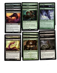 SNAKE BITE-60 card deck-MTG-Magic the Gathering-RTP-FUN-Rares-deathtouch-casual - Picture 1 of 4