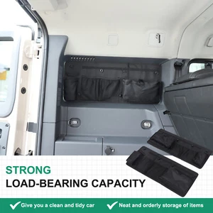 Black Rear Trunk Side Storage Bag Pockets Organizer For Ineos Grenadier 20-24 - Picture 1 of 19